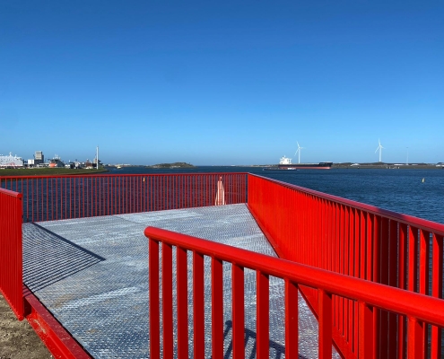 Lookout platform sea locks IJmuiden7