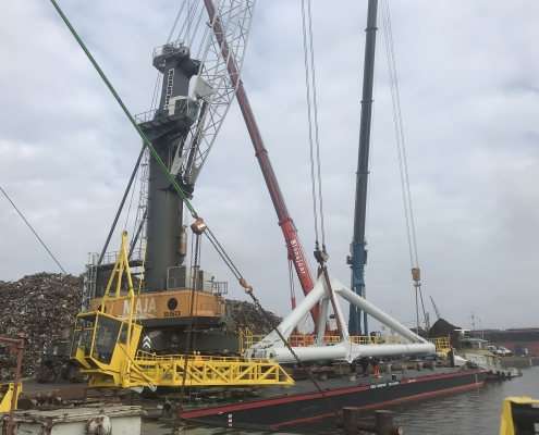 Modifications for floating crane5