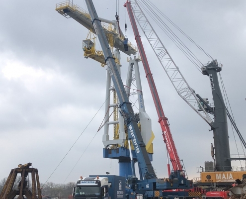 Modifications for floating crane4