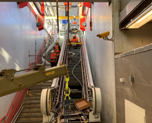 Vervangen en renoveren lift- en roltrapinstallaties